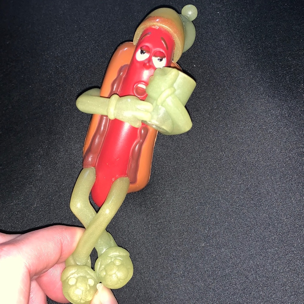 Vintage Wienerschnitzel Glow in the Dark Hot Dog Restaurant Antenna Topper